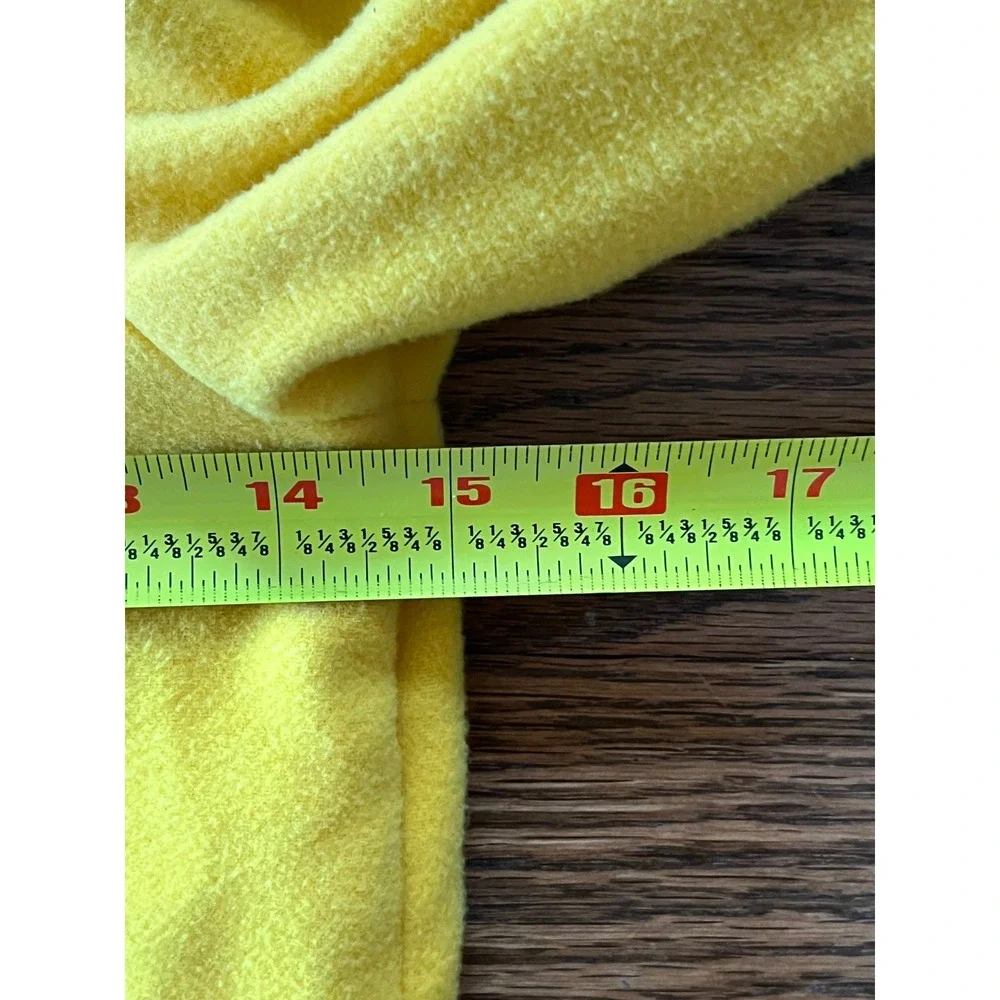 Rowing Blazers Kids Yellow Fleece Duffle Pea Coat Toggle Hooded Jacket XS 4/5